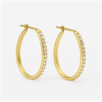 Earrings Idee Preziose dal 1987 Woman in Yellow Gold Zircone IP.OK18G/143 - IP.OK18G/143